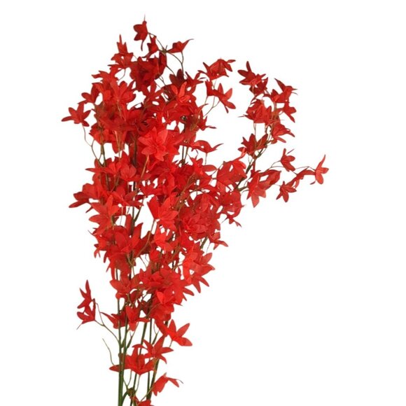 Artificial Red Floral Stems Filler Flowers - 2 Stems 42" Tall - DIY Decor & Craf - Picture 11 of 12